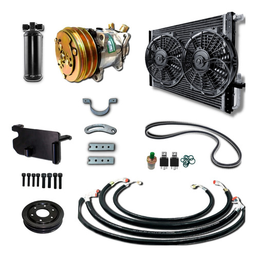 Kit Ar Condicionado Compres. 7h15 F4000 F1000 F250 Sem Caixa