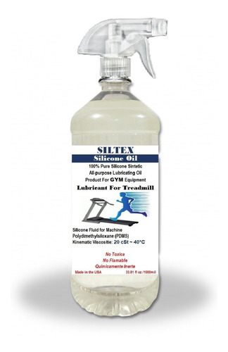 Aceite Lubricante De Silicon 100%  Para Caminadora 1 Litro