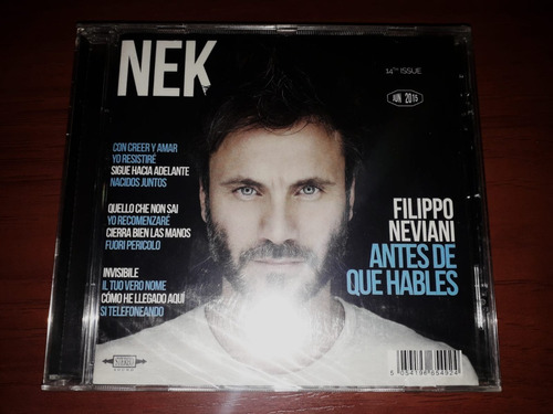 Cd Nek Antes De Que Hables  -  Nuevo Y Sellado De Colección