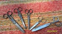 Comprar Lote De 5 Antiguas Tijeras Alemana, Inglesa Solingen Suecia