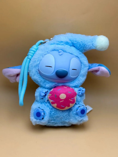 Caja Stitch Labubu Eat Something Sleep 6 Onças Multicolorido