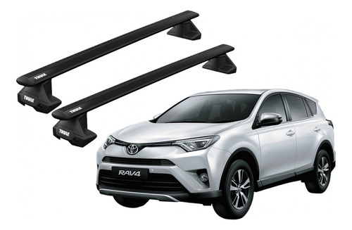 Barras Thule Toyota Rav 4 13-15 Tn / Wingbar Evo Black