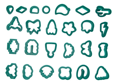 Pendientes Clay Cutters, 193 Unidades, Para Bricolaje, 25 Fo