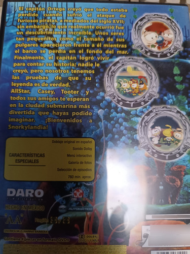 Dvd Serie Los Snorkels Primera Temporada (Usado)