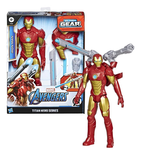 Muñeco Iron Man Marvel Avengers Titan Hero Original Bigshop