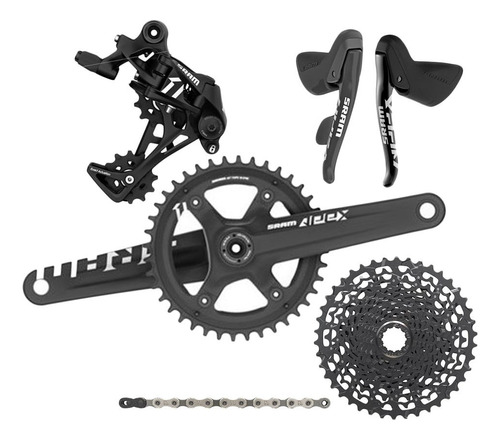 Grupo Transmisión Sram Apex 1 Monoplato 11v Gravel - Celero