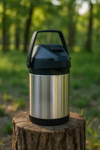 Térmica Tereré Garrafa 2,5l Inox Frio 24 Horas Quente Frio Cinza