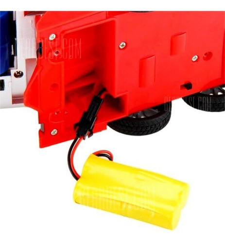 Imagen 5 de 10 de Camion Transformers Control Remoto Recargable Luz Y Sonido