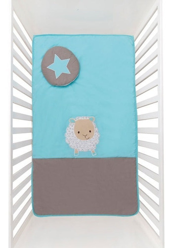Edredón Mini Cuna 2 Piezas Cómodo Calientito Color Baby Dreams Diseño de la tela París