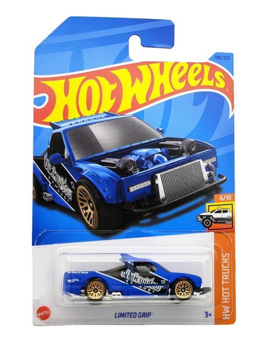 Hot Wheels Limited Grip Camioneta Azul 2023