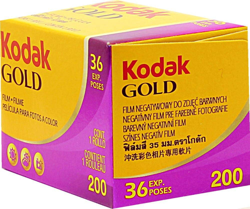 Kodak Pelicula Negativa Color Dorado (iso In