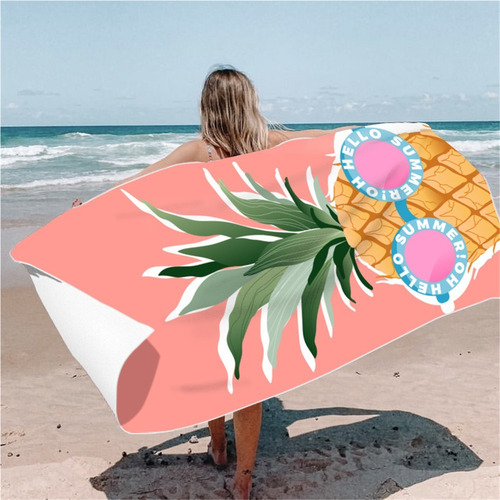 Toalla De Playa De Secado Rápido Estampada