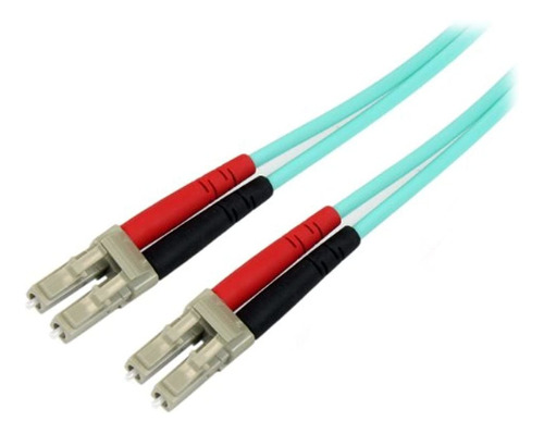  Cable Fibra Optica 32.8 ft - 10 Gb Aqua - Multimodo Dupl