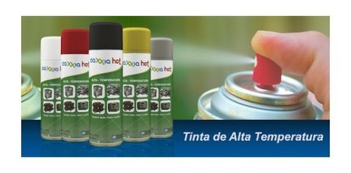 Imagem 2 de 2 de Tinta Alta Temperatura Até 600° Multiuso 300ml Daxxia Cores