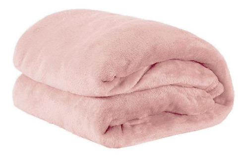 Cobertores Casal Coberta Manta Soft  Anti Alérgico Rosa