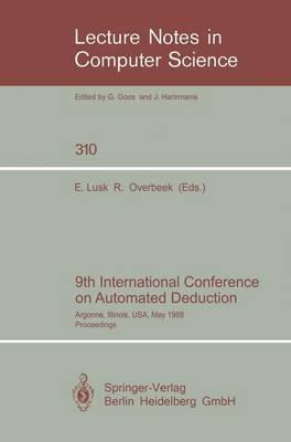 Libro 9th International Conference On Automated Deduction...