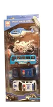 Comprar Vehiculos De Policia X 5 Moto Helicoptero, Patrulleros Otros