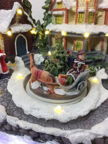 Vila Natalina Cenário Natal Luz Som Movimento Riacho E Treno Vila Natalina Cenário Natal Luz Som Movimento Riacho E Treno