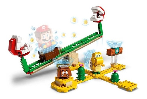 Lego Super Mario Expansión Superderrape Plantapiraña 217pzas