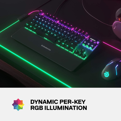 Teclado Mecanico Steelseries Apex Pro Tkl C/ Rgb Y Pantalla