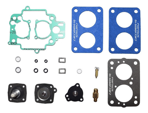 Kit Reparación Carburador  Weber Tlde  Fiat Uno Duna Motor Tipo