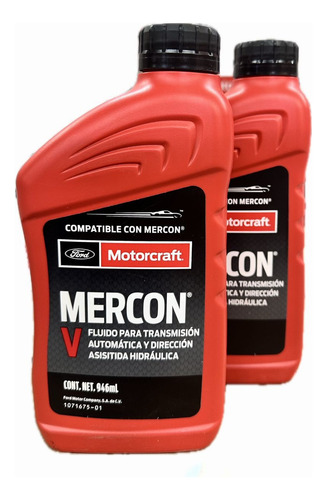 Pack 2fluido Para Transmisión Automática Motorcraft Mercon V