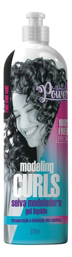 Seiva Modeladora Soul Power Modeling Curls Gel Líquido Fragrância Do Tratamento Seiva Modeladora