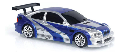 Auto Rc Drift 4wd Escala 1:43 Con Cono De Tráfico