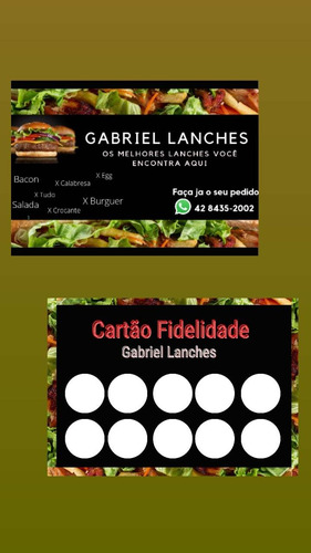 Imagem 2 de 4 de Cartão Fidelidade Personalizado