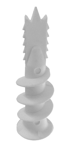 Tarugo Espiral Para Placa Yeso Autoperforante X250u Plástico