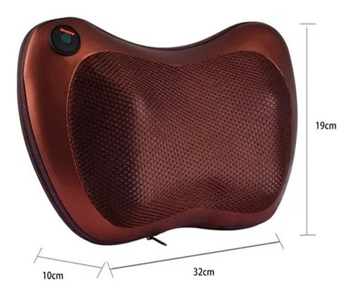 Imagem 4 de 6 de Almofada Massageadora Shiatsu Hérnia Cervical Pescoço Lombar