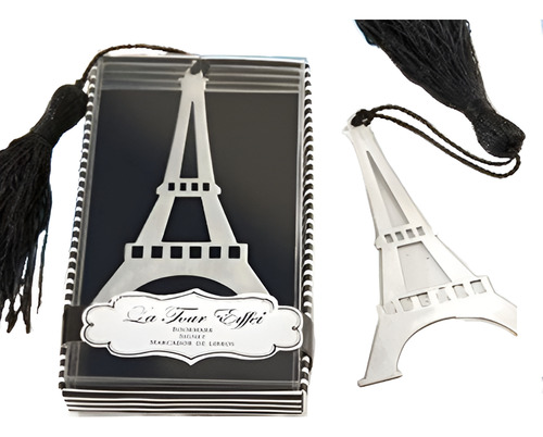 Recuerdo 20 Separadores Libros Torre Eiffel Boda Xv Original