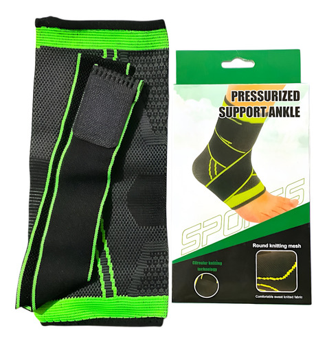 Tobillera Deportiva-ortopédica Compresión Doble Soporte Gym Gris Oscuro