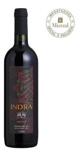 Vinho Tinto Vallontano Indra 2018 750ml