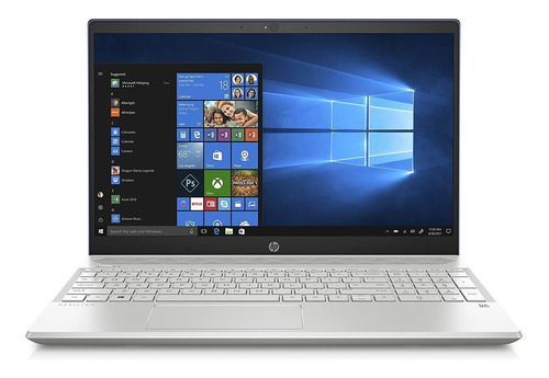 Laptop HP Pavilion 15-cw0009la plata y azul 15.6", AMD Ryzen 5 2500U  12GB de RAM 1TB HDD 128GB SSD, AMD Radeon RX Vega 8 1366x768px Windows 10 Home