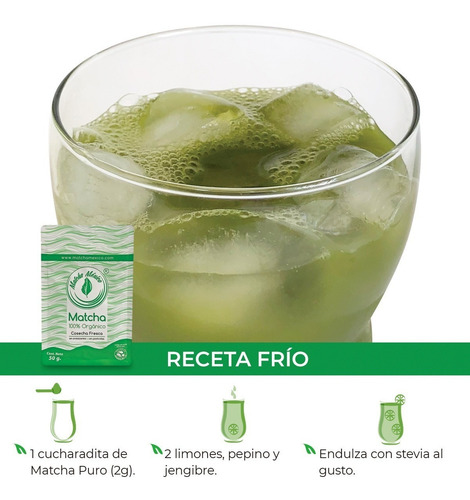 Matcha Orgánico 50g 100% Puro Envío Gratis