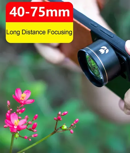 Lente Macro Para Smartphone Clip Compatible Con iPhone Y And