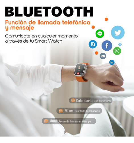 Smart Watch Reloj Inteligente Kbod X70 Ultra Pack 7 Correas