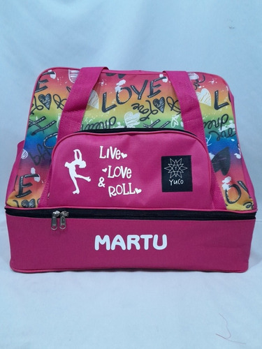 Imagen 7 de 9 de Bolso Patin Cajón Estampado Yuco + Cubrebota + Personalizado