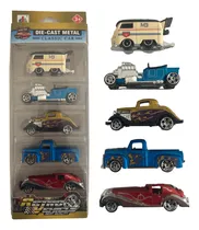 Comprar Pack X5 Autos Clásicos Die-cast Metal Retro Coleccionables