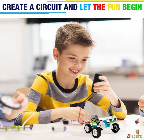 2pepers Eléctrico Kits Robóticos Ciencia Automóviles Para Ni