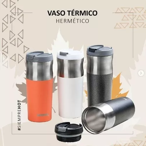 Vaso Termico Discovery 14012/14013 Negro/blanco - Acero Inoxidable