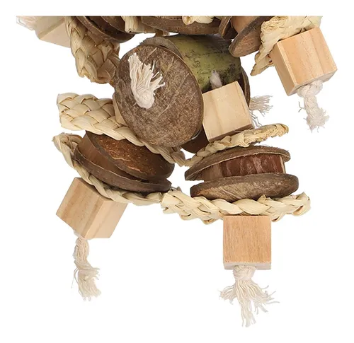 Juguete De Masticación De Loro Zerodis, Pico De Coco De De