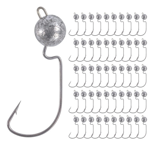 Goture Round Jig Head, Ganchos De Cabeza De Plantilla Para