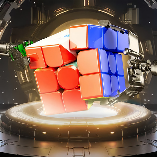 Moyu Rs3m V5 Cubo Mágico 3x3 Magnético Ajuste Dual Juguetes