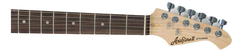Guitarra Electrica Stratocaster Aria Pro Dorada Stg Series Diestro Dorado Palo De Rosa