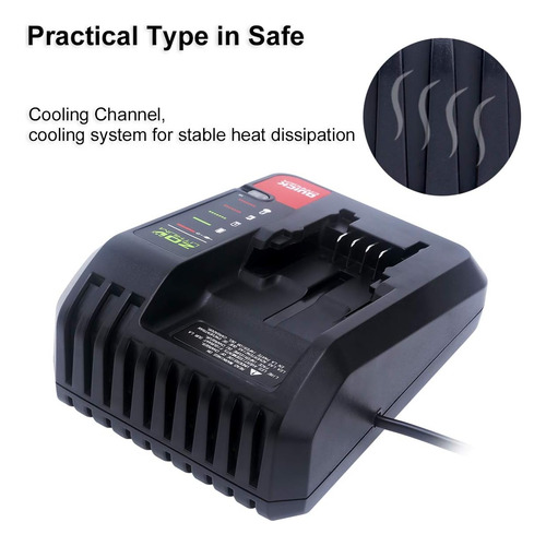 Cargador De Batería De Litio De 20 V Max Compatible Con Bate