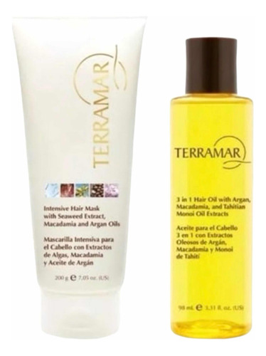 Set Capilar Terramar Mascarilla Intensiva 200grs+ Óleo 98mls