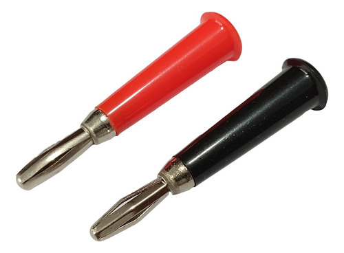 Plug Banana - Rojo Y Negro, Conector ( 60 Piezas, 30 C/u )