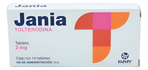 Tolterodina 2mg Caja Con 14 Tabletas
